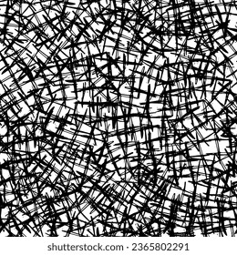 Seamless abstract black and white background