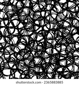 Seamless abstract black and white background