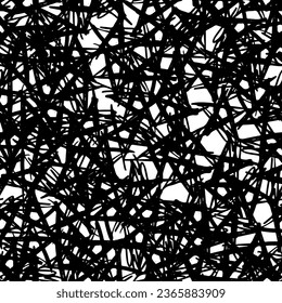 Seamless abstract black and white background