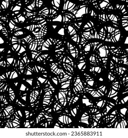 Seamless abstract black and white background