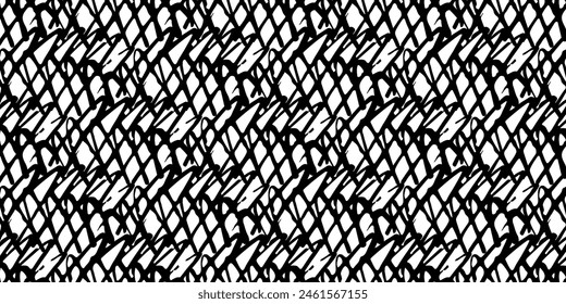 Seamless abstract black and white background