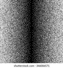 Seamless abstract black and white background with dots, stylized fur or skin of an animal.
