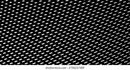 Padrão geométrico diagonal preto e branco abstrato sem emenda. Fundo moderno mínimo para design, papel de parede, branding, embalagem e projetos digitais.