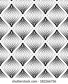 seamless abstract black and white dots pattern