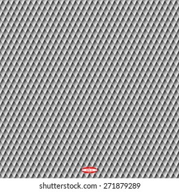 seamless abstract black white geometric pattern with rhombus. vector illustration