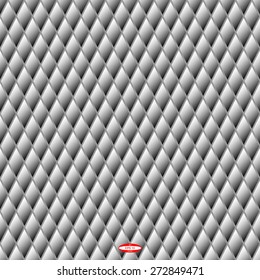 seamless abstract black white geometric with rhombus. vector