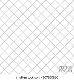 Seamless Abstract Black and White Geometric Pattern with Squares and Stripes. Wicker Structural Texture. Vector Illustration