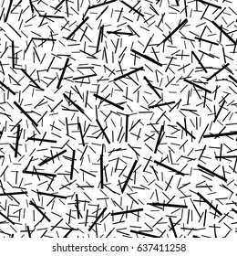 Seamless abstract black and white geometric pattern.