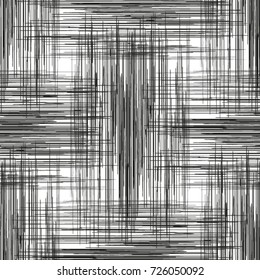 Seamless abstract black and white lines pattern.