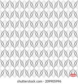 seamless abstract black white pattern with ellipse. vector