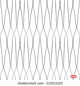 seamless abstract black white pattern. vector