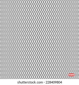 seamless abstract black white pattern with ellipse. vector