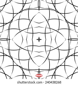 seamless abstract black white pattern vector