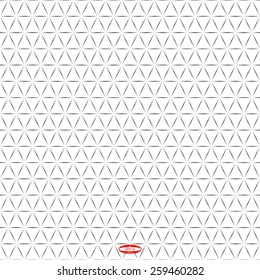 seamless abstract black white pattern with triangle. vector