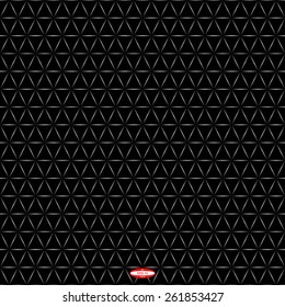 seamless abstract black white pattern with triangle. vector