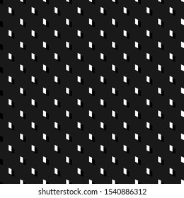 Seamless abstract black and white polygons basic pattern vector