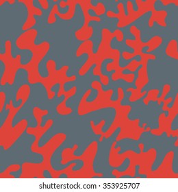 Seamless Abstract Blob Background Pattern