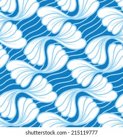 seamless Abstract blue background.