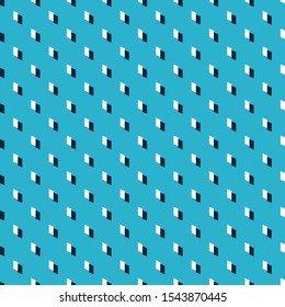 Seamless abstract blue black and white polygons basic pattern vector