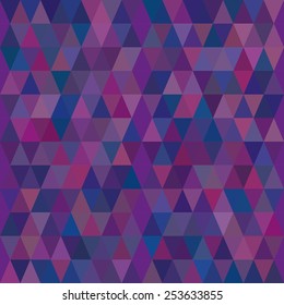 Seamless abstract blue geometric pattern