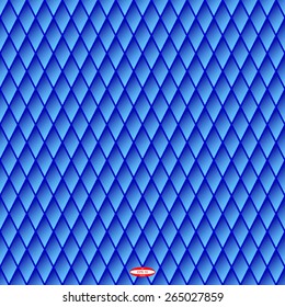 seamless abstract blue geometric pattern navy texture with rhombus vector