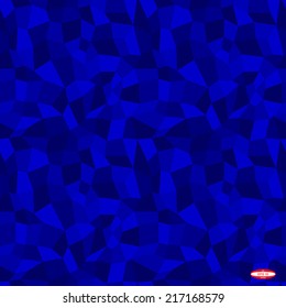 seamless abstract blue pattern with tetrahedron. vector