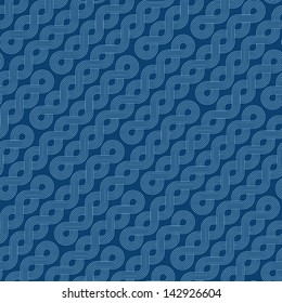 Seamless abstract blue pattern. Vector illustration