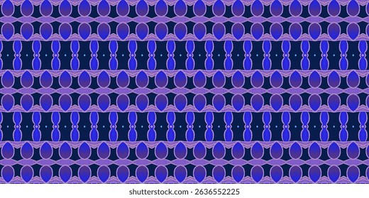 Seamless Abstract Blue and Purple Pattern Background