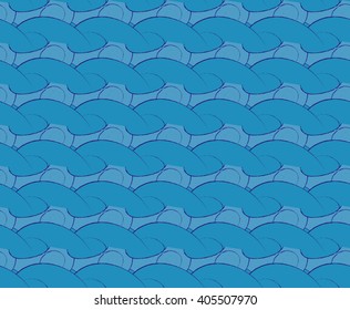 Seamless Abstract Blue Vector Pattern