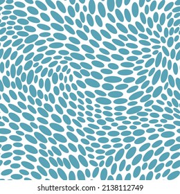 seamless abstract blue and white background. Modern wavy texture. Vector abstract pattern