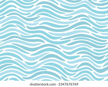 Seamless abstract blue and whitel background. Vector blue weave