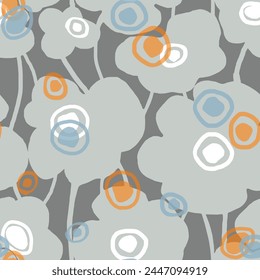 Diseño sin costura del patrón del follaje tropical boho abstracto sin costura para los textiles de moda, gráficos, fondos 
