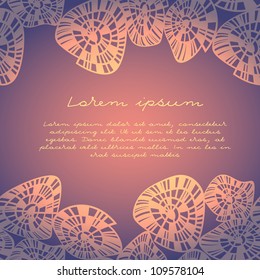 seamless abstract border. vector illustration