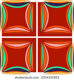 Seamless, abstract, bright, autumn pattern. 