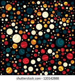 Seamless abstract bright background texture, vector illustration