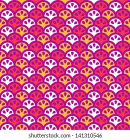 Seamless abstract bright citric pattern. Vector illustration