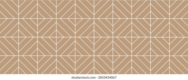Seamless abstract brown background of repeating lines