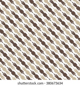 Seamless abstract brown geometric pattern