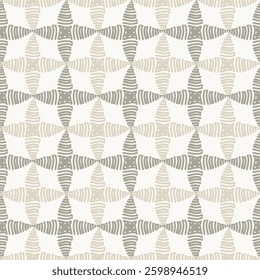 Seamless abstract brown  theme check textured background pattern design,  geometric ornament for textiles, tiles..,