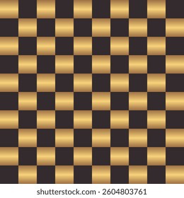 Seamless abstract cage pattern.  The golden square. Geometric and modern vintage background. Vector illustration. It can be used in web design, textiles, packaging, wallpaper, printing.