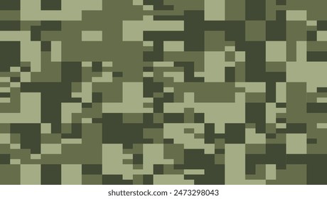 Seamless abstract camouflage pattern.  Geometric and modern background. Can be used in web design, textile, print, packaging.