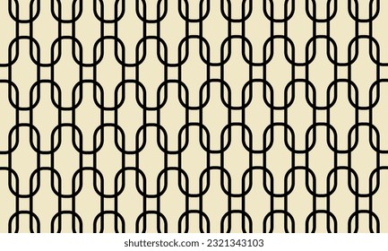 Seamless abstract chain pattern ilustration