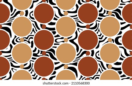 Seamless abstract chain pattern. Vector Illustration.