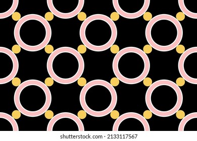 Seamless abstract chain pattern. Vector Illustration.