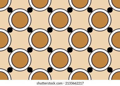 Seamless abstract chain pattern. Vector Illustration.