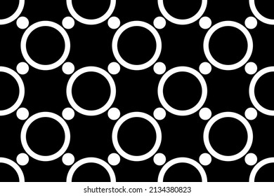 Seamless abstract chain pattern. Vector Illustration.