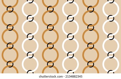 Seamless abstract chain pattern. Vector Illustration.