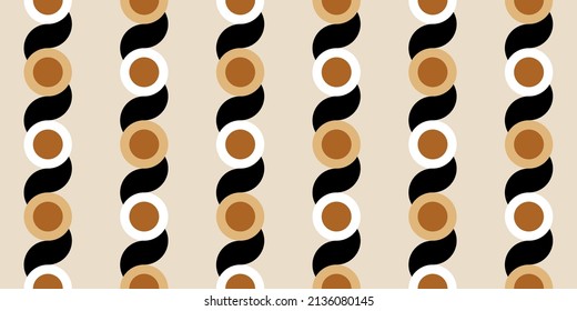 Seamless abstract chain pattern. Vector Illustration.