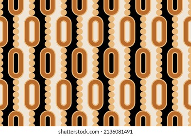Seamless abstract chain pattern. Vector Illustration.