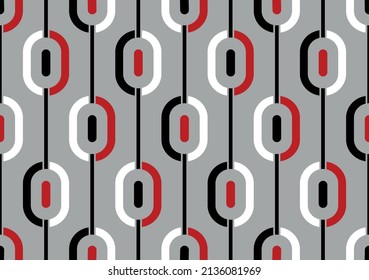 Seamless abstract chain pattern. Vector Illustration.